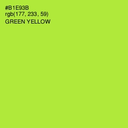 #B1E93B - Green Yellow Color Image